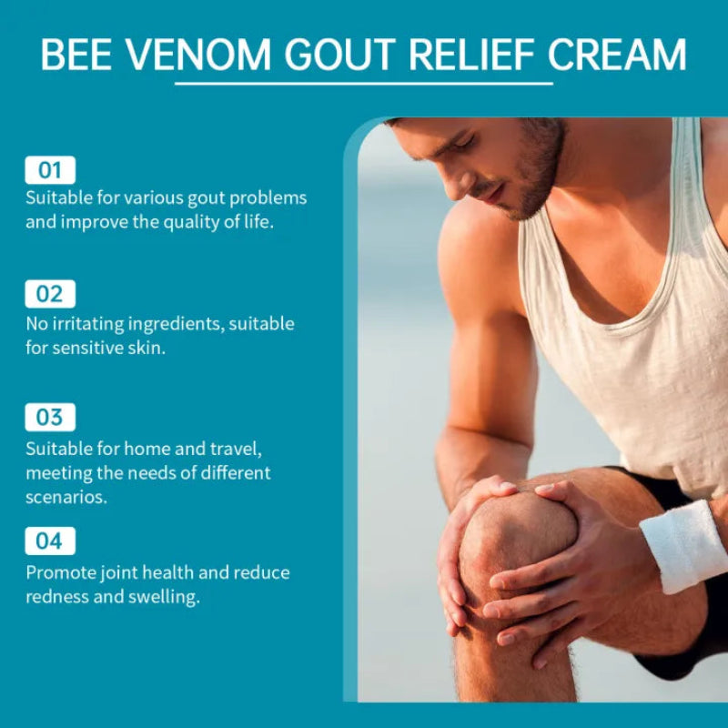🐝 SOUNT MOON Bee Venom Gout Relief Cream 🐝 ( BUY 1 GET 1 FREE )