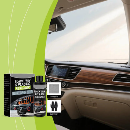 🚗 Homonth BLACK TRIM & PLASTIC RESTORER SPRAY 🚗