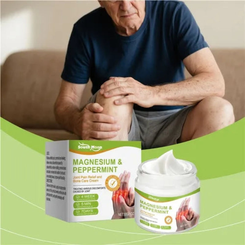 🌿❄️ SOUTH MOON MAGNESIUM PEPPERMINT JOINT PAIN RELIEF CREAM ❄️🌿 ( BUY 1 GET 1 FREE )