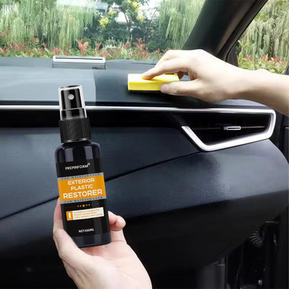 🚗✨ PREPINFOAM Exterior Plastic Restorer Spray 🚗✨ ( BUY 1 GET 1 FREE)
