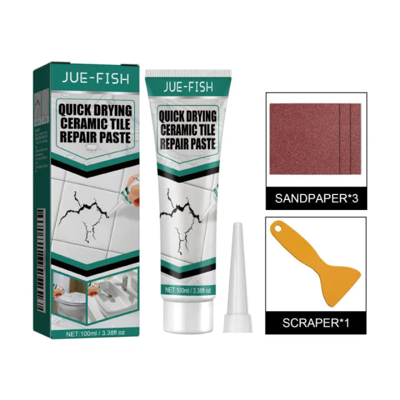 🏠 JUE-FISH QUICK DRYING CERAMIC TILE REPAIR PASTE 🏠 ( BUY 1 GET 1 FREE )