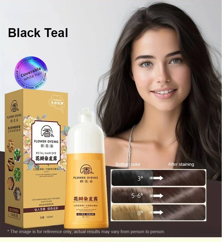 2025 Japanese Petal Rose Hair Dye Shampoo