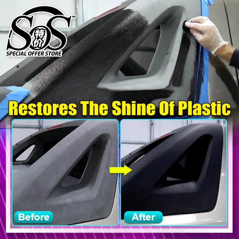 ✨ Trim & Plastic Restorer Black Paint ✨ ( BUY 1 GET 1 FREE )