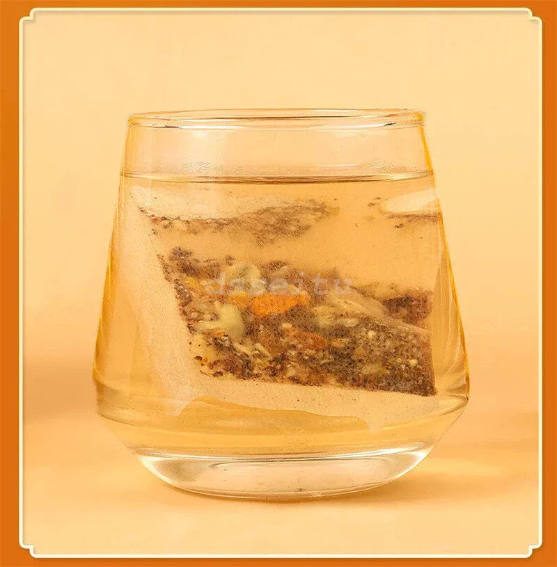 Turmeric, Ginger, Cinnamon Tea Bags, 100% Natural & No Additives & Caffeine Free