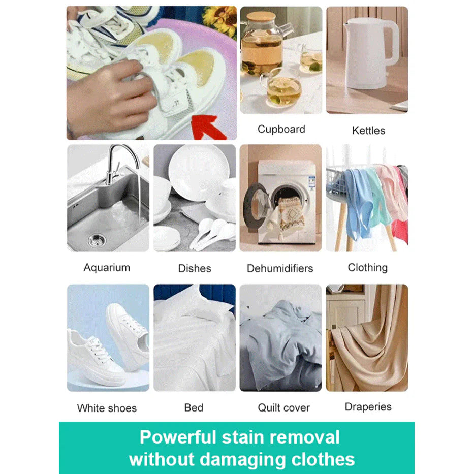 8 in 1 Colour Bleach Laundry Detergent Stain Remover ( BUY 1 GET 1 FREE )