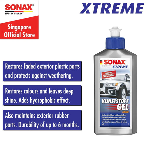Sonax Xtreme Exterior Plastic Restorer Gel ( BUY 1 GET 1 FREE )